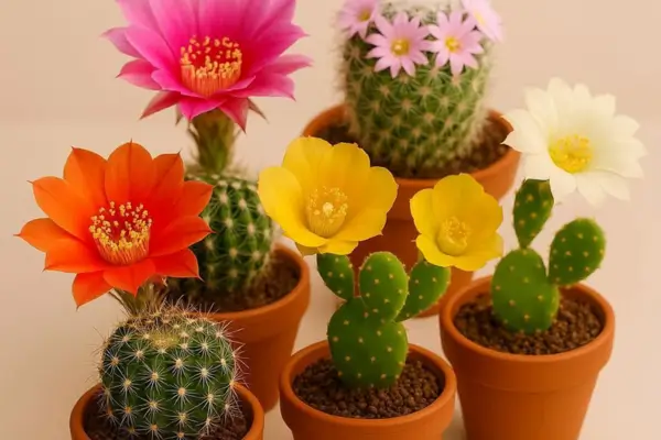 Cinco tipos de cactos que florescem lindamente em casa