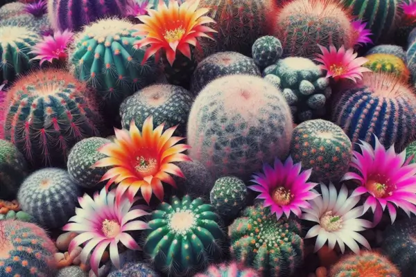 Jardim de cactos colorido: como explorar flores e variedades