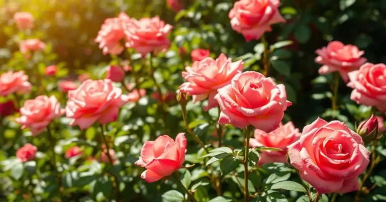 Rosas que resistem ao calor