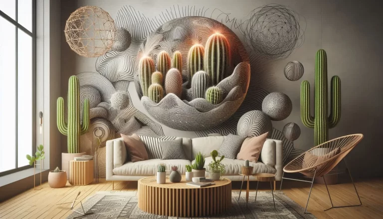 decoração com cactos